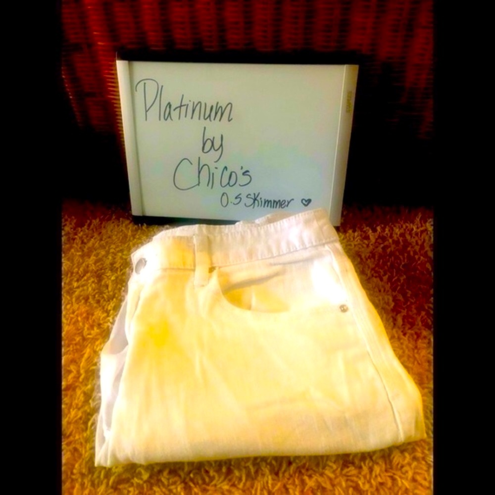 Platinum by Chico’s jeans 0.5 skimmer
